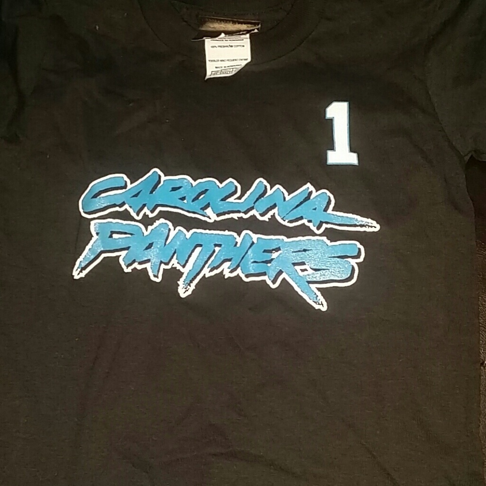 NWOT Toddler Carolina Panthers Newton 1 Tee.